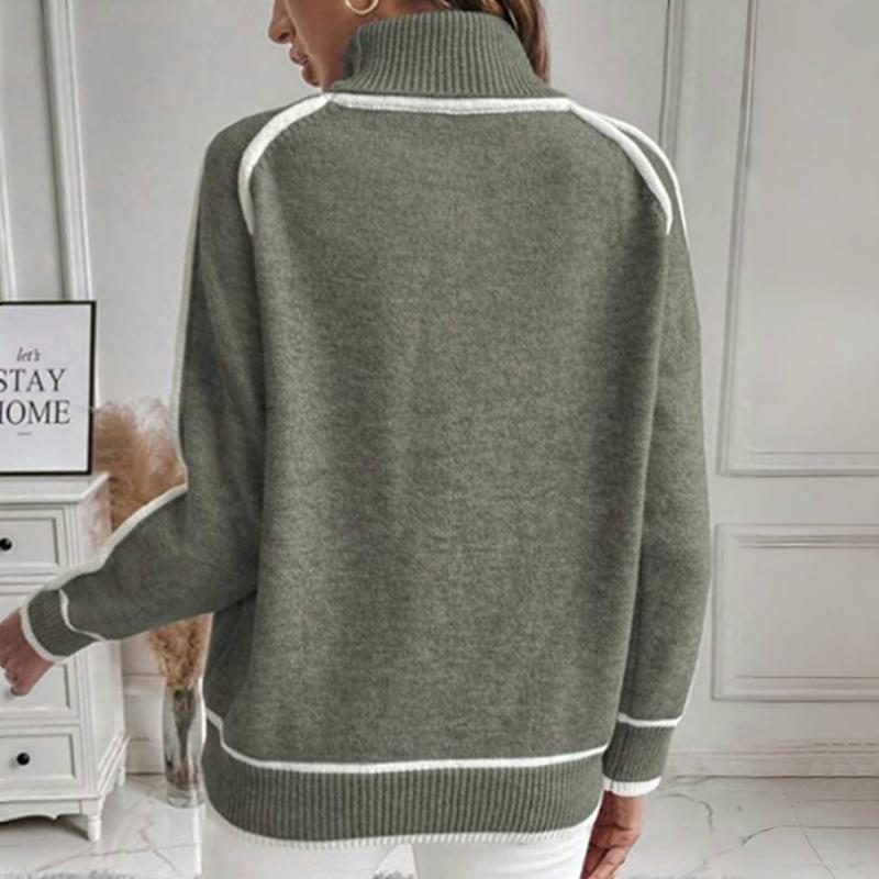 Avslappet Dzianinowy Sweter