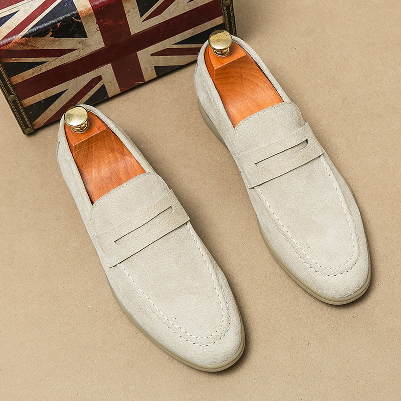Firenze | Eleganckie mokasyny zamszowe