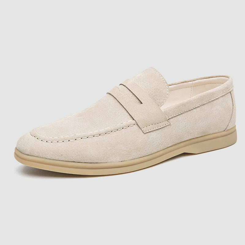 Firenze | Eleganckie mokasyny zamszowe