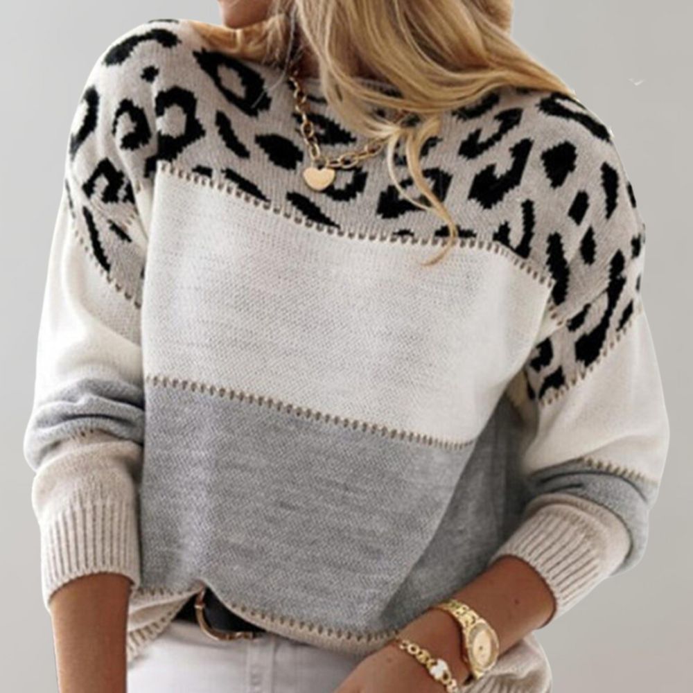 ScandiWear™ | Elegancki LeopardsSweter
