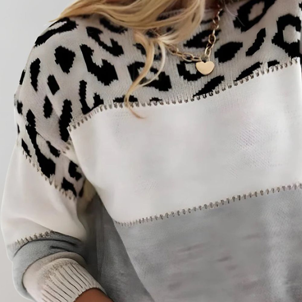 ScandiWear™ | Elegancki LeopardsSweter