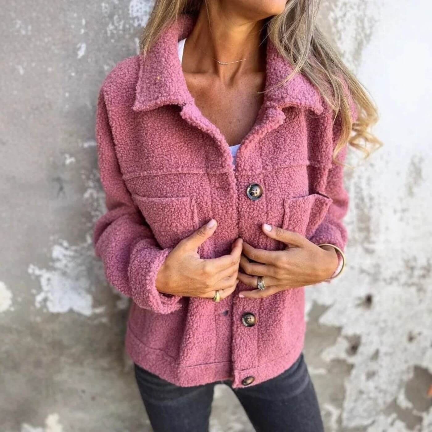 Nora™ – Stylowy fleeceKurtka