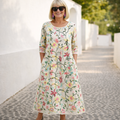 Nelly | Maxi-Sukienka - blomstermønster