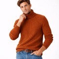 Høyhalset Sweter dla mężczyzn – (opptil 4XL)