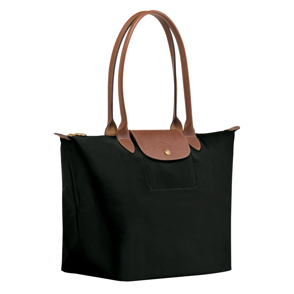 Longchamp - Stor Le Pliage Tote, Czarny