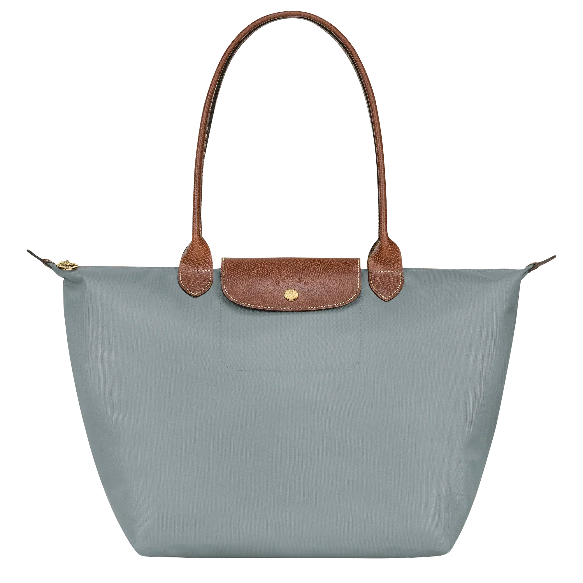 Longchamp - Stor Le Pliage toteTorebka, Stål