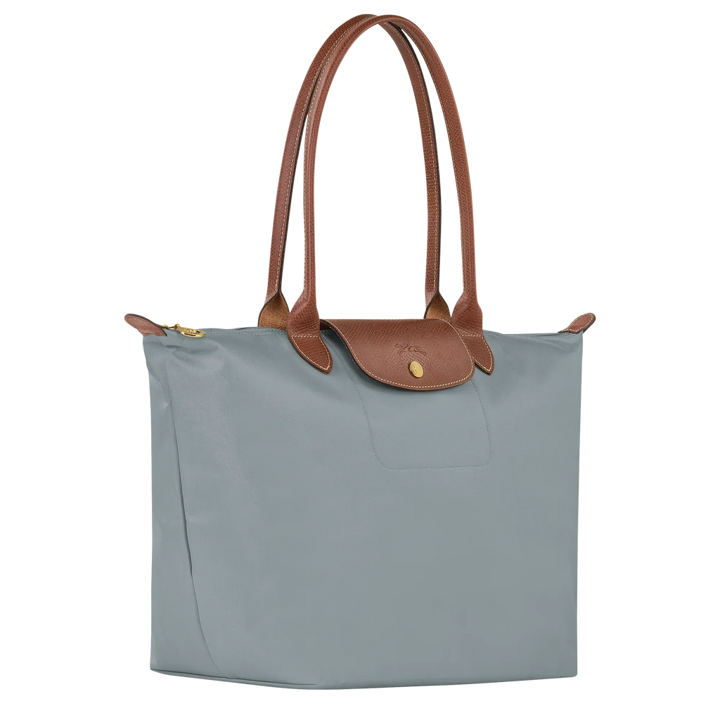 Longchamp - Stor Le Pliage toteTorebka, Stål