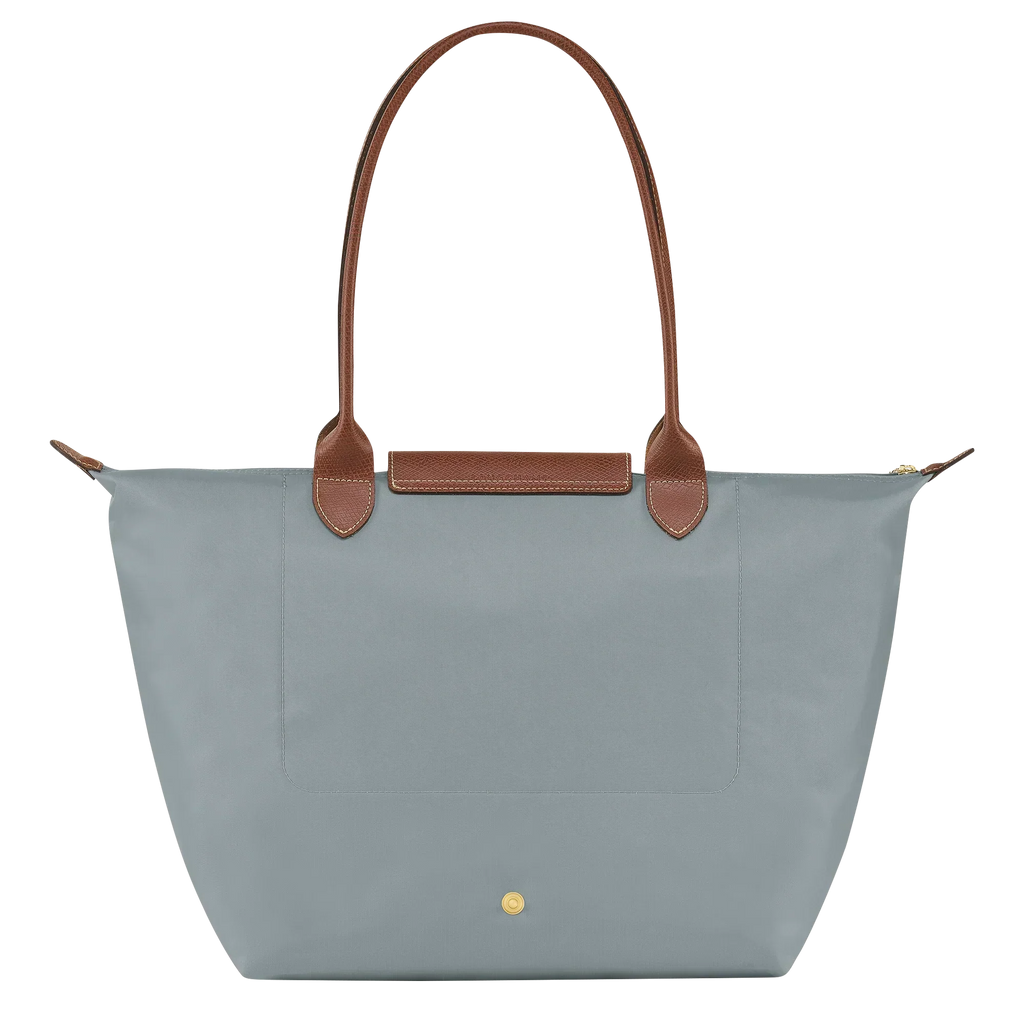 Longchamp - Stor Le Pliage toteTorebka, Stål