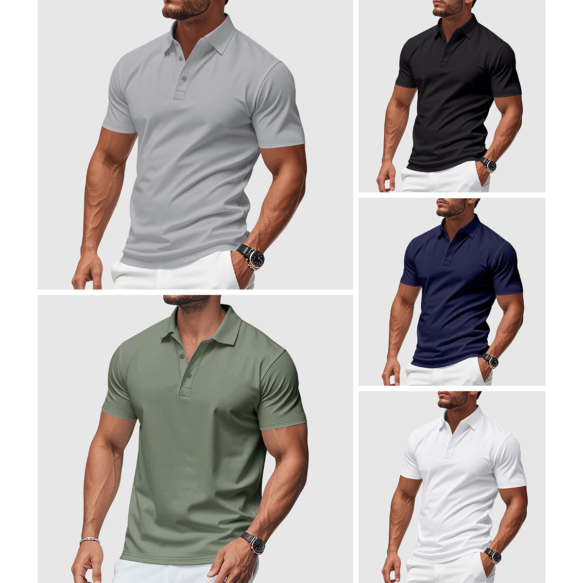 Milan Klasyczny Polo – Oddychający, Stylren & Fasongstabil