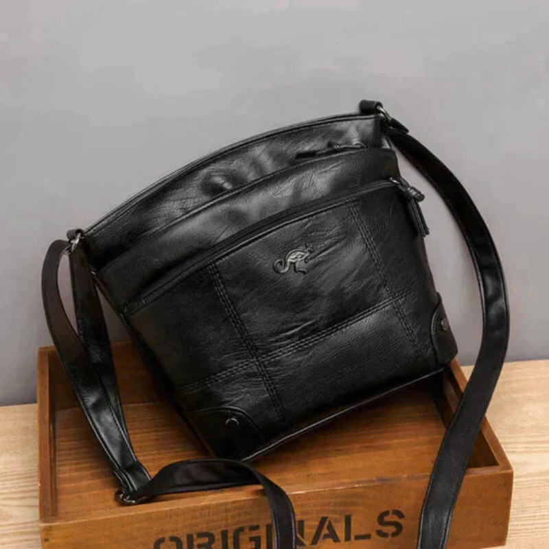 skóra Kenguru Pin Crossbody Torba