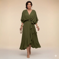 MARTA™ | ChiffonSukienka z Dekolt w serek