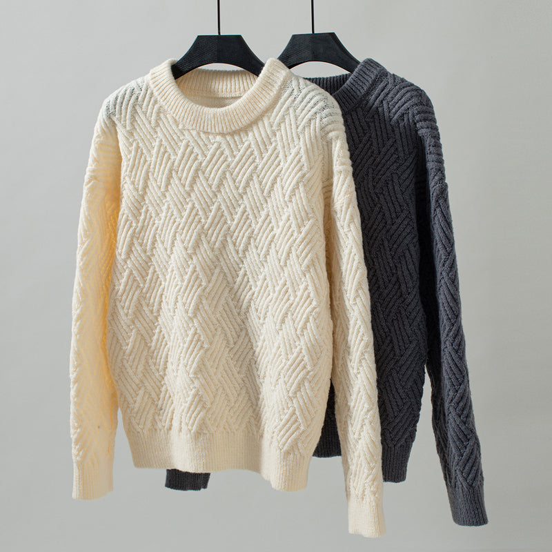 Jednolity Casualowy Sweter