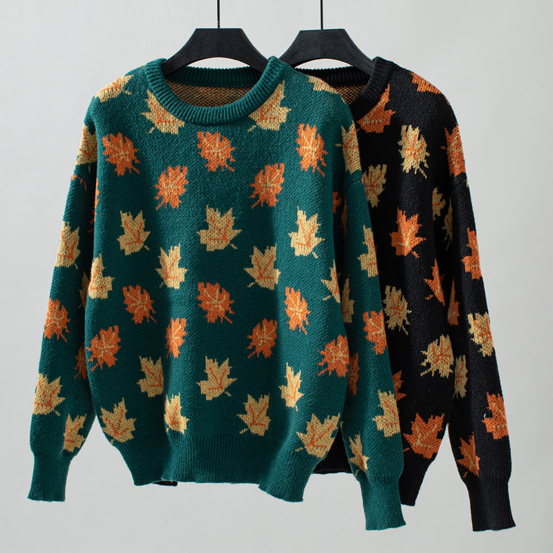 Vintage Casualowy Sweter