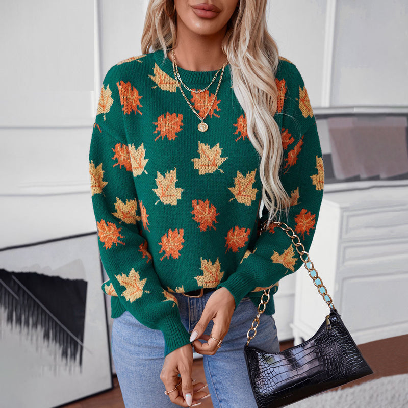 Vintage Casualowy Sweter