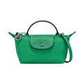 Mini Longchamp-lærTorebka - Zielony