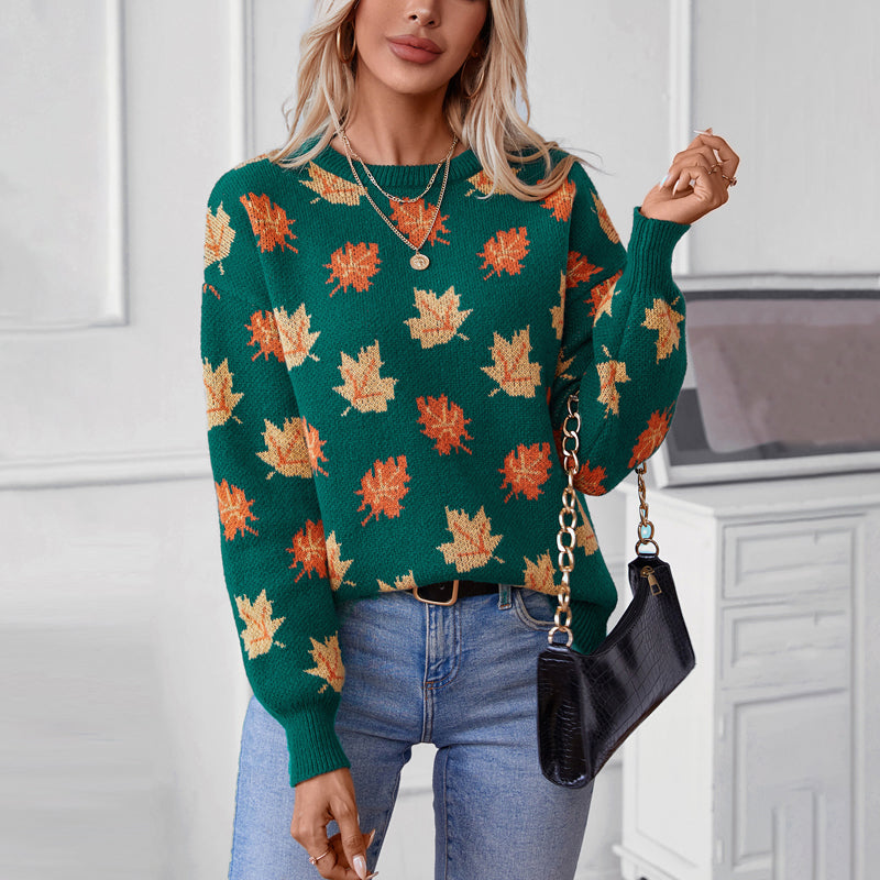 Vintage Casualowy Sweter