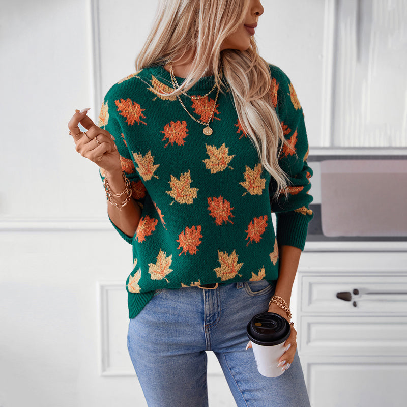 Vintage Casualowy Sweter
