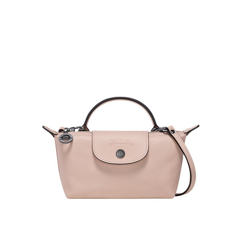 Mini skóra Longchamp-Torebka – Różowy