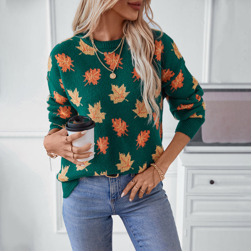 Vintage Casualowy Sweter