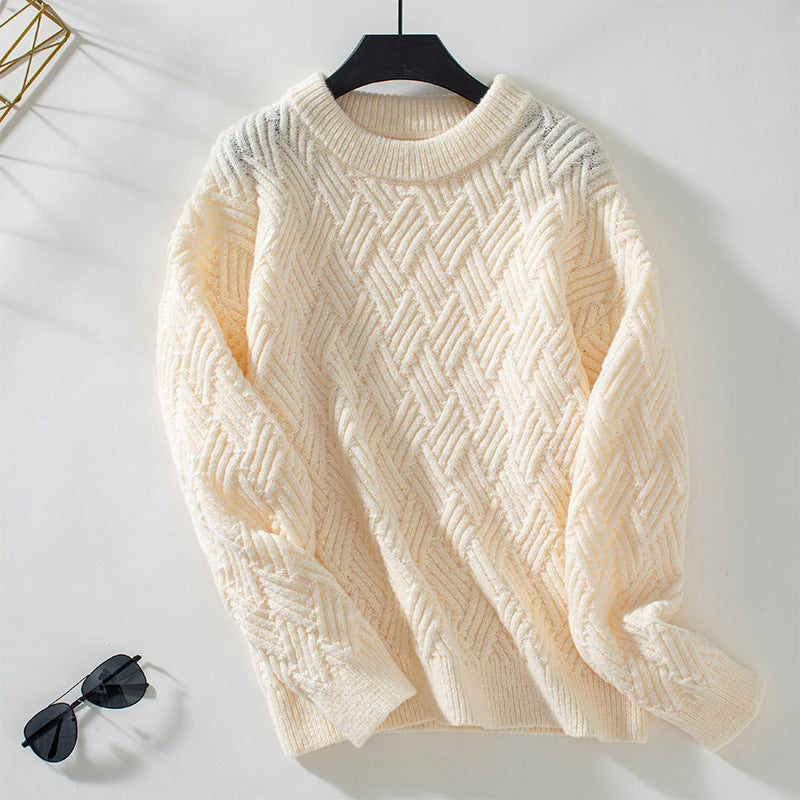 Jednolity Casualowy Sweter