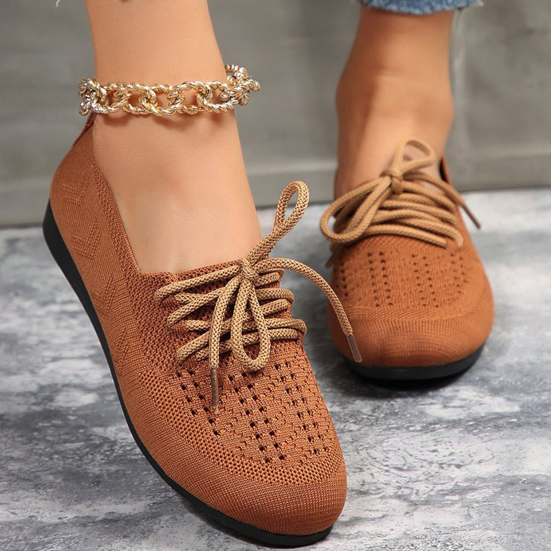 Casualowy Mesh Flate Buty