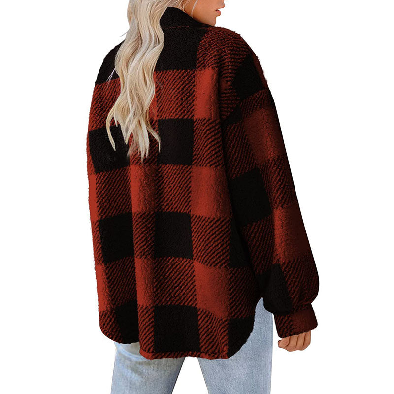 Casualowa Ciepły W kratę Kåpe