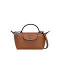 Mini skóra Longchamp-Torebka - Brązowy