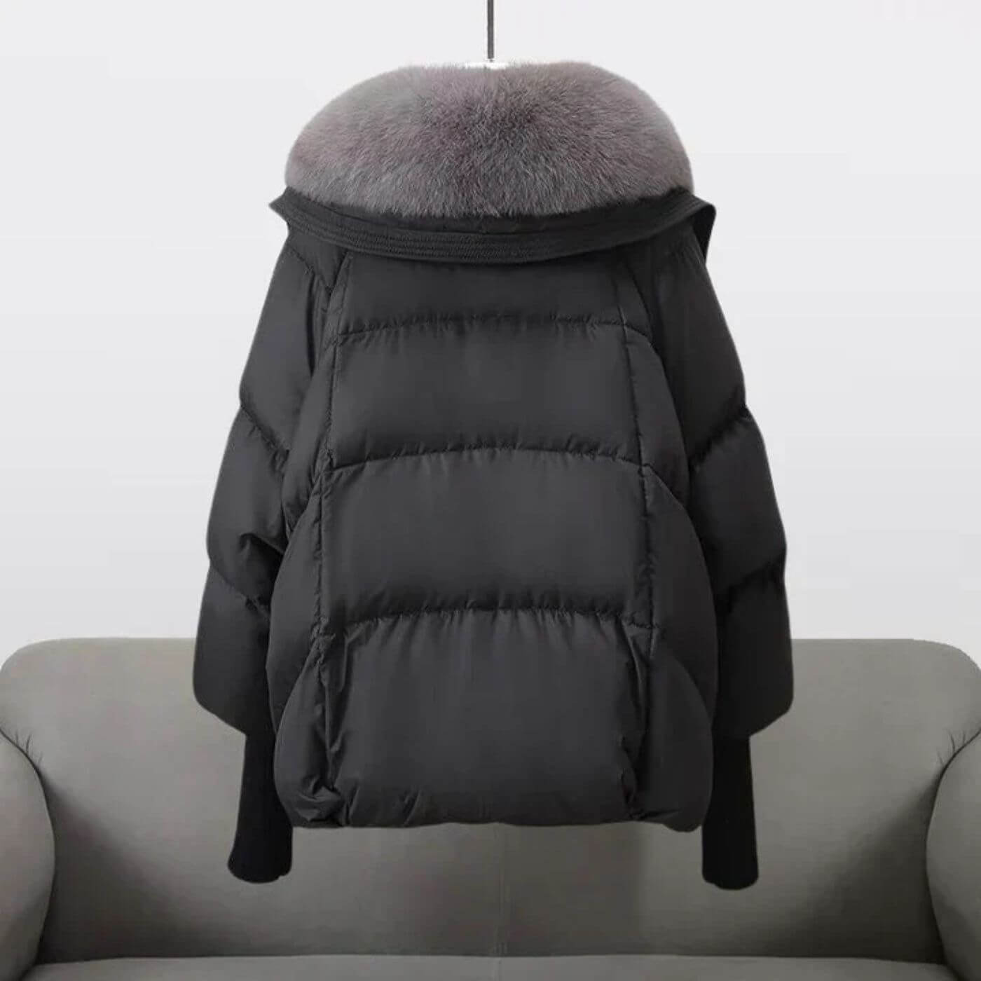 Scandiwear - Elegancki ZimadunKurtka z Pelskrage