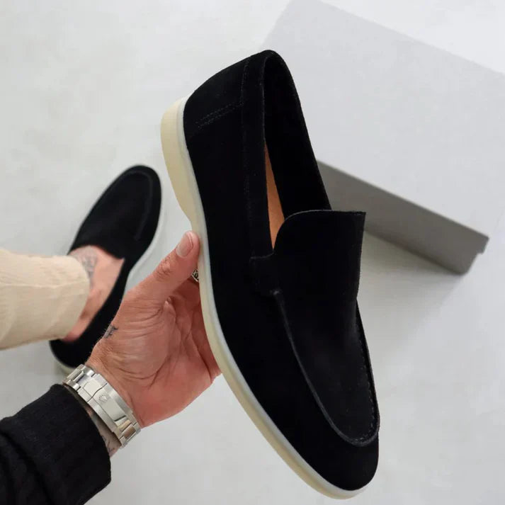 Eleganckie semskede loafers