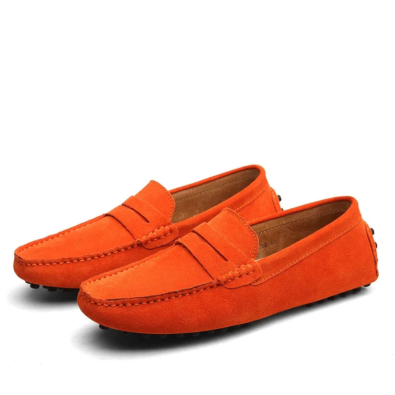 Casual | Zamszowe mokasyny
