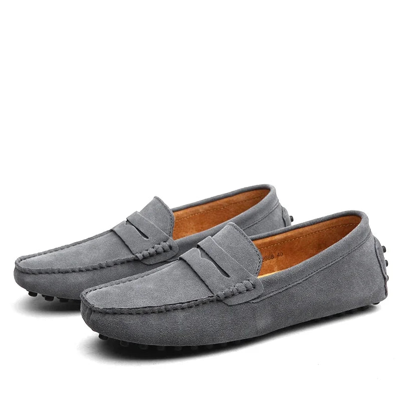 Casual | Zamszowe mokasyny