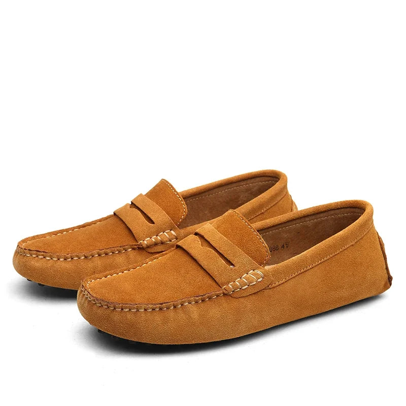 Casual | Zamszowe mokasyny