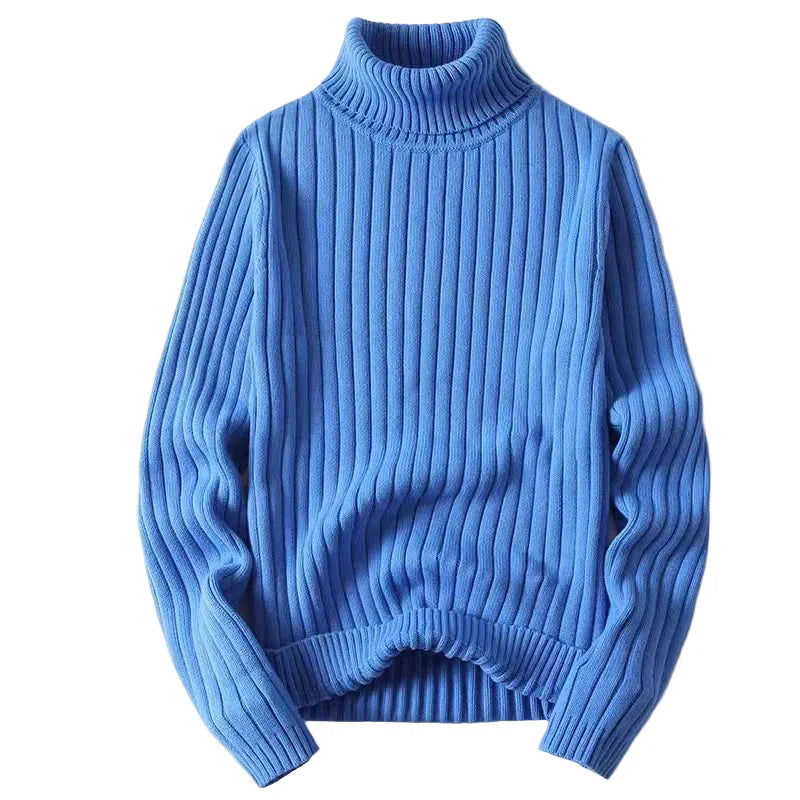 Høyhalset Sweter dla mężczyzn – (opptil 4XL)