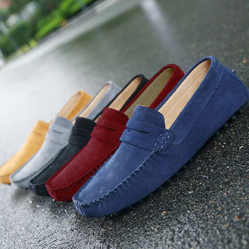 Casual | Zamszowe mokasyny