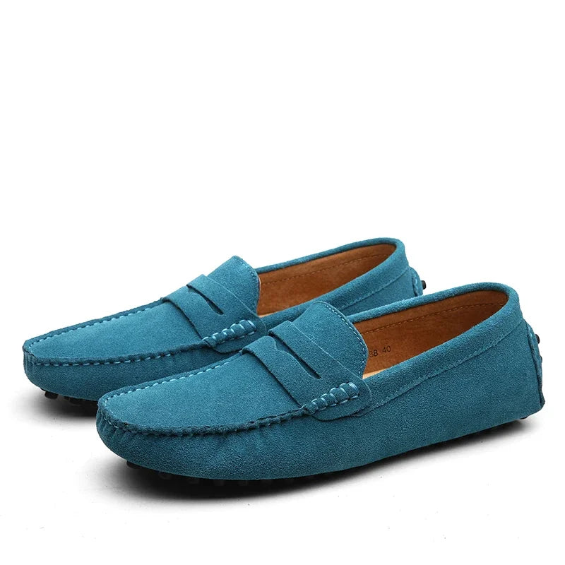 Casual | Zamszowe mokasyny