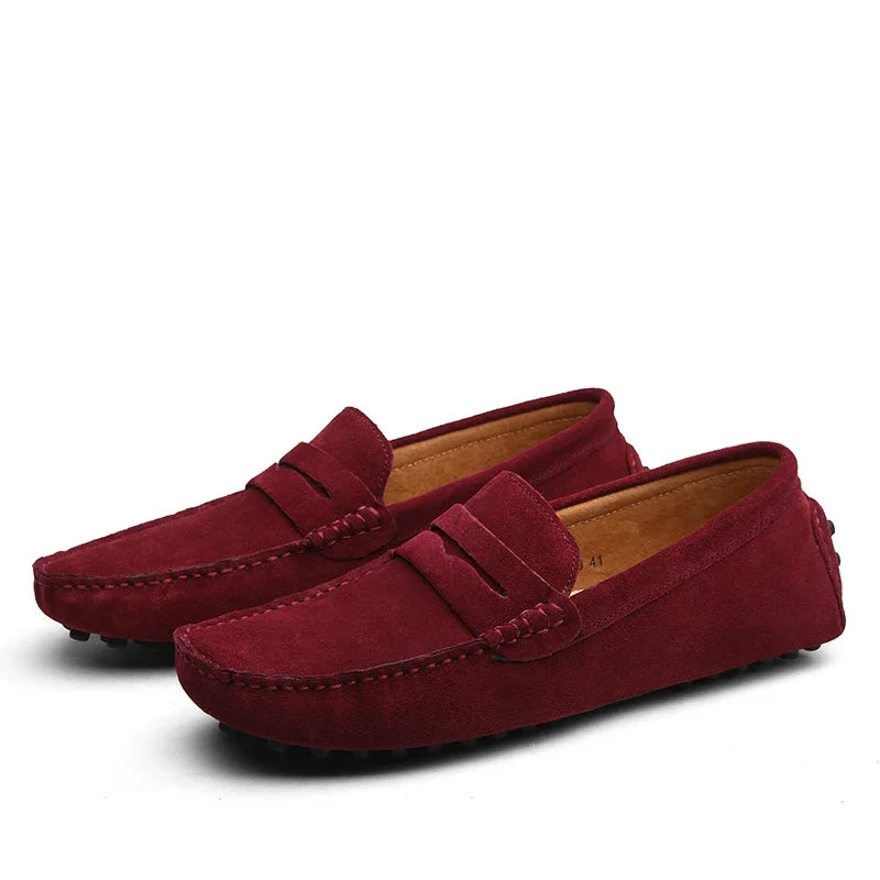 Casual | Zamszowe mokasyny