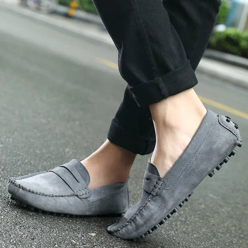 Casual | Zamszowe mokasyny