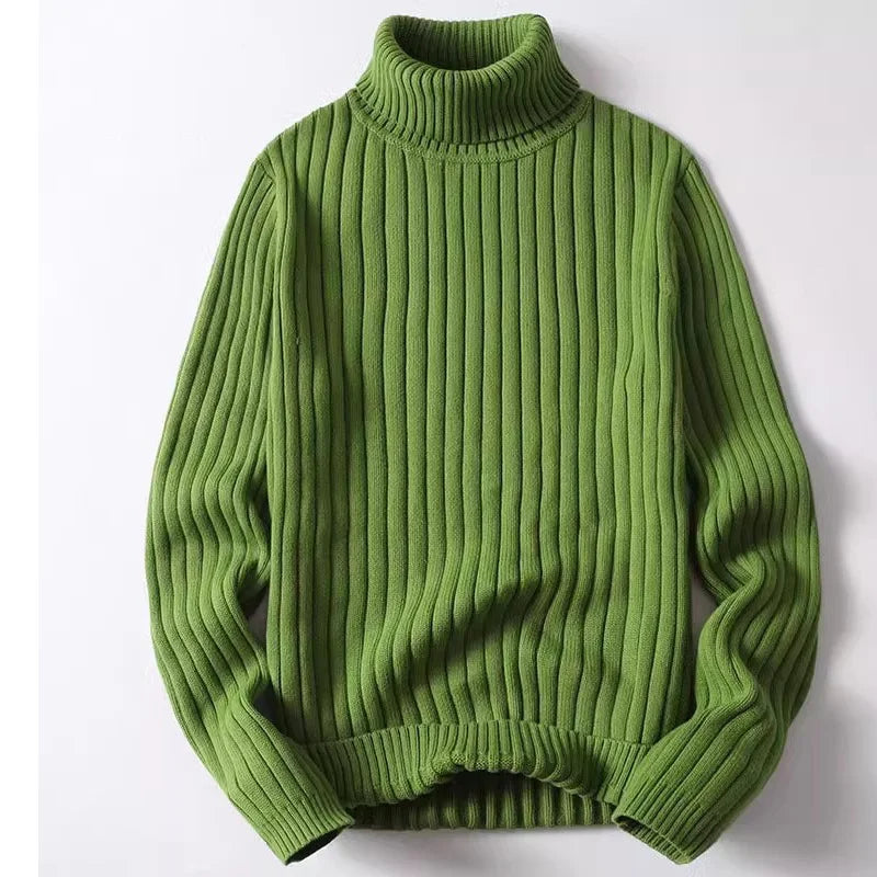 Høyhalset Sweter dla mężczyzn – (opptil 4XL)