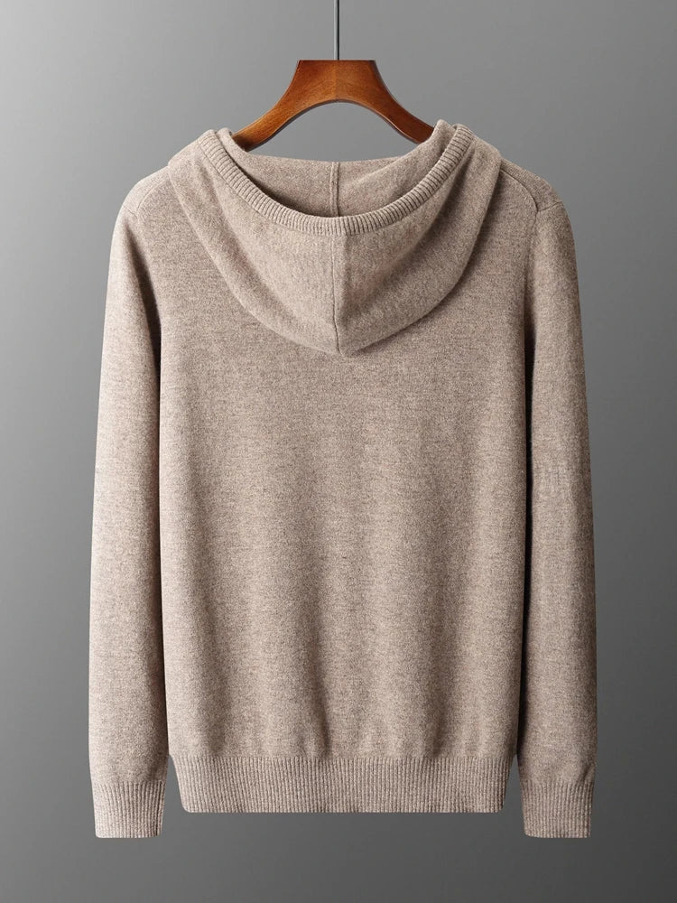 Sirlus | Bluza z kapturem z wełny merino
