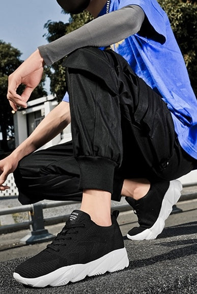 Løftende sneakersyy dla mężczyzn w kobiet – 6 cm Usynlig Høydeøkning w Mesh-komfort