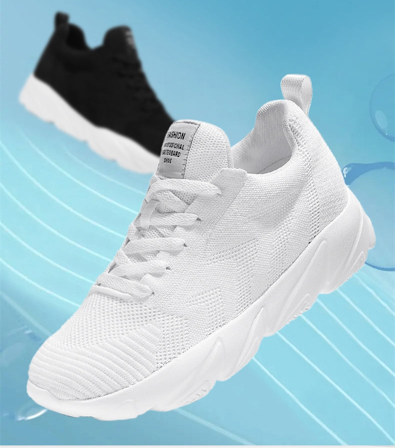 Løftende sneakersyy dla mężczyzn w kobiet – 6 cm Usynlig Høydeøkning w Mesh-komfort