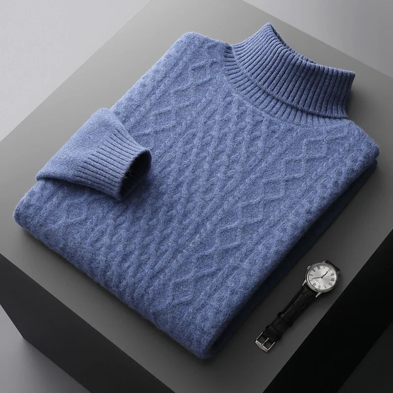 Saint-Tropez ullhøyhalset Sweter