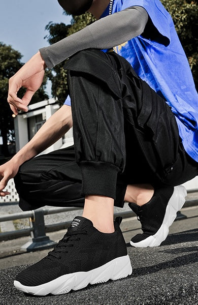 Løftende sneakersyy dla mężczyzn w kobiet – 6 cm Usynlig Høydeøkning w Mesh-komfort