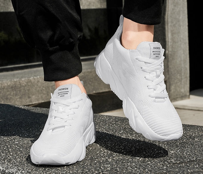 Løftende sneakersyy dla mężczyzn w kobiet – 6 cm Usynlig Høydeøkning w Mesh-komfort
