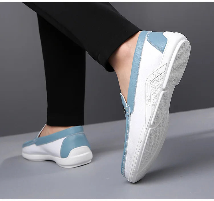 Buty męskie w prawdziwy skóra – Klasyczne Slip-on Loafers do Business w Hverdag