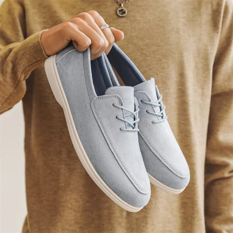 Stylrene Semskede Buty męskie – Wygodne Slip-on Loafers dla Hverdag w Kjøring