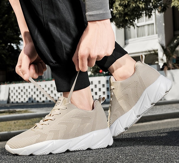 Løftende sneakersyy dla mężczyzn w kobiet – 6 cm Usynlig Høydeøkning w Mesh-komfort
