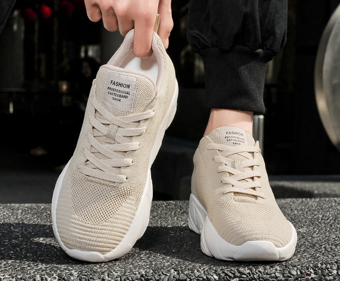 Løftende sneakersyy dla mężczyzn w kobiet – 6 cm Usynlig Høydeøkning w Mesh-komfort