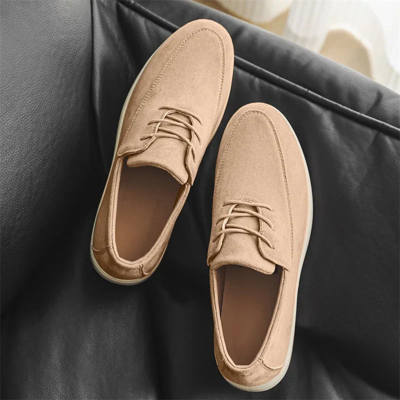 Stylrene Semskede Buty męskie – Wygodne Slip-on Loafers dla Hverdag w Kjøring