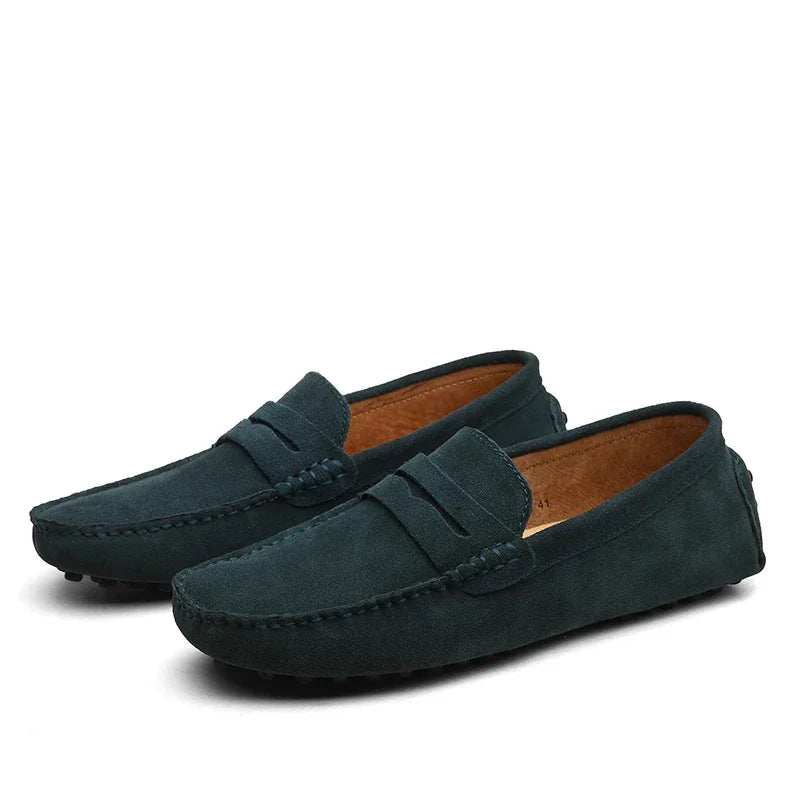Casual | Zamszowe mokasyny